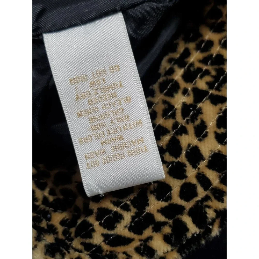 Baby Gap 1/1X 12-24 Mos Cotton Lined Girl's Animal Print Bucket Hat with Bow